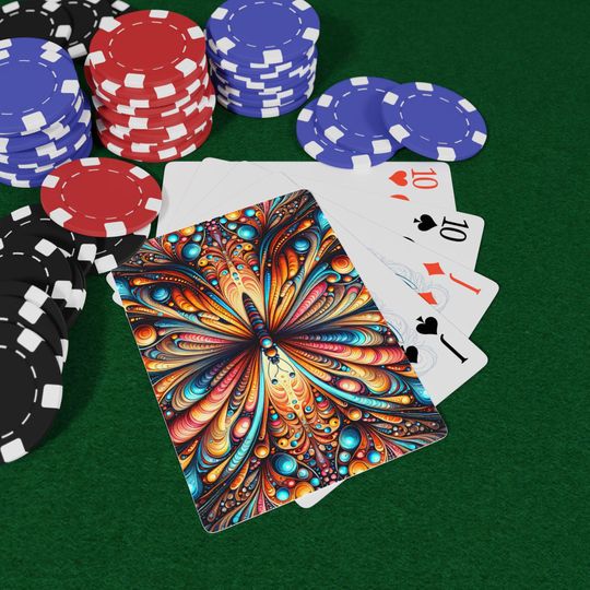 Butterfly Poker Playing Cards: Vibrant Artistic Card Deck