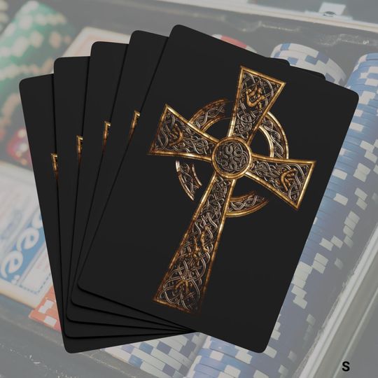 Celtic Cross Playing Cards: Unique Poker Night Deck