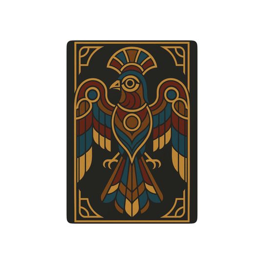 Art Deco Bird Playing Cards - Vintage-Inspired Poker Set