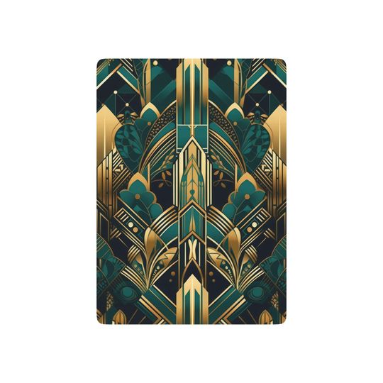 Art Deco Poker Cards - Vintage 52-Card Playing Deck