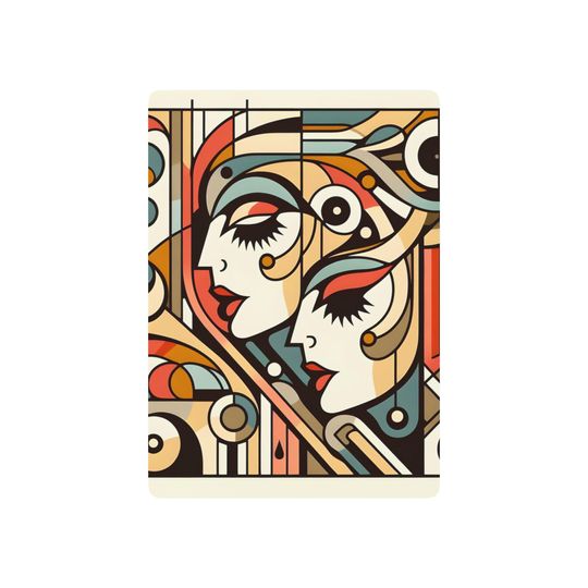Art Deco Playing Cards - Poker Deck for Game Nights