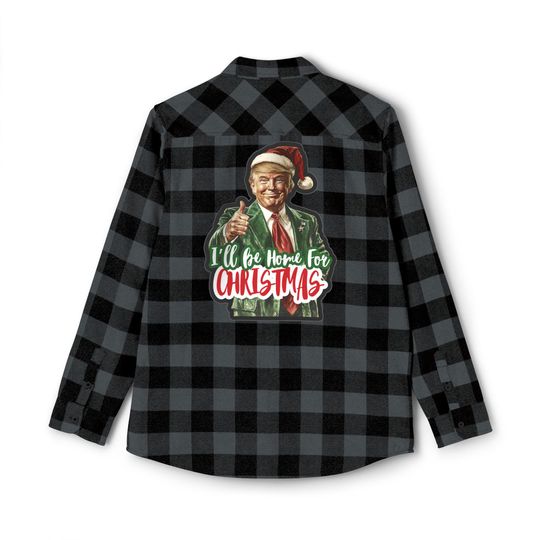 Trump Christmas Flannel Shirt