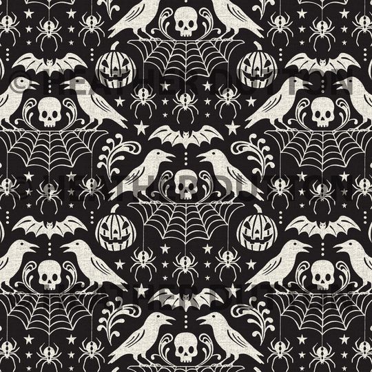Halloween Bedding set, Vintage Halloween Decoration
