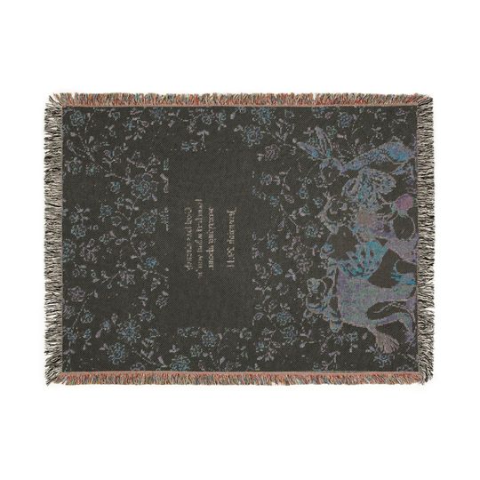 Personalize Winnie the Pooh Woven Blanket: Soft Cotton Christmas Decor