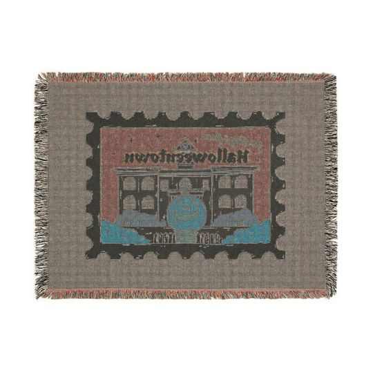 Disney HalloweenTown Woven Blanket, Spooky Fall Decor