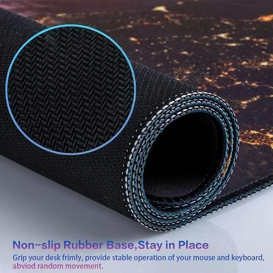 Kobe Bryant Gaming Mouse Pad: Personalized Printing, Stitched Edges
