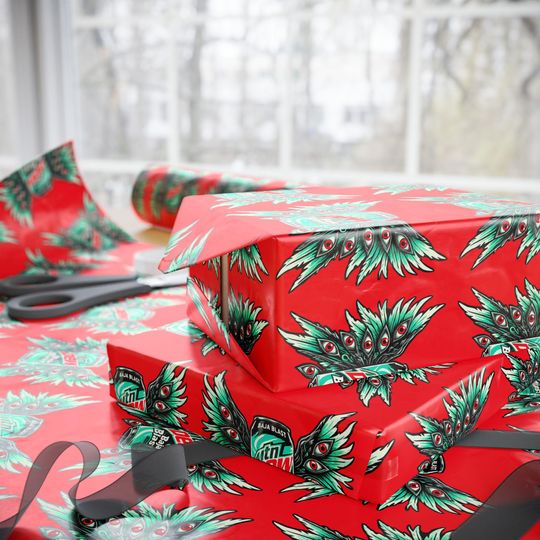 Be Not Afraid Baja Blast Wrapping Paper Funny Wrapping Paper Christmas Wrapping Paper Meme Wrapping Paper Christmas Wrapping Paper Roll