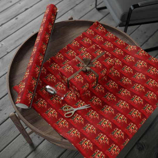 K-pop demon hunters wrapping paper Christmas anime gift wrap, kids holiday present decor, festive wrapping sheets, unique paper roll