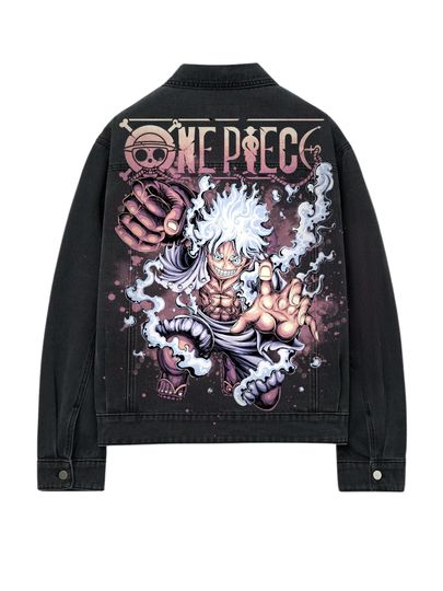 Anime Denim Jacket: Custom Personalized Clothing, Gift for Disney Fans