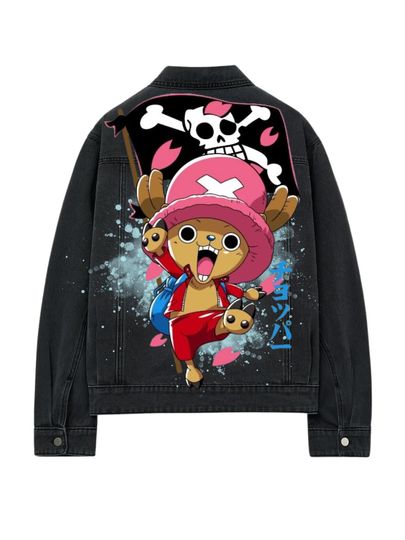 Anime Denim Jacket: Custom Personalized Clothing, Gift for Disney Fans
