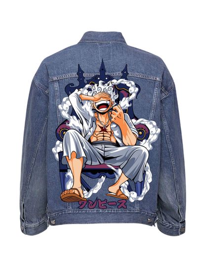 Anime Denim Jacket: Custom Personalized Clothing, Gift for Disney Fans