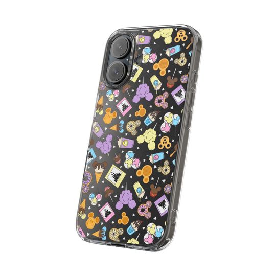 Disney Snacks Clear Case, Disney Iphone Cover,  Phone Accessories, Iphone 15 Pro Max Protective
