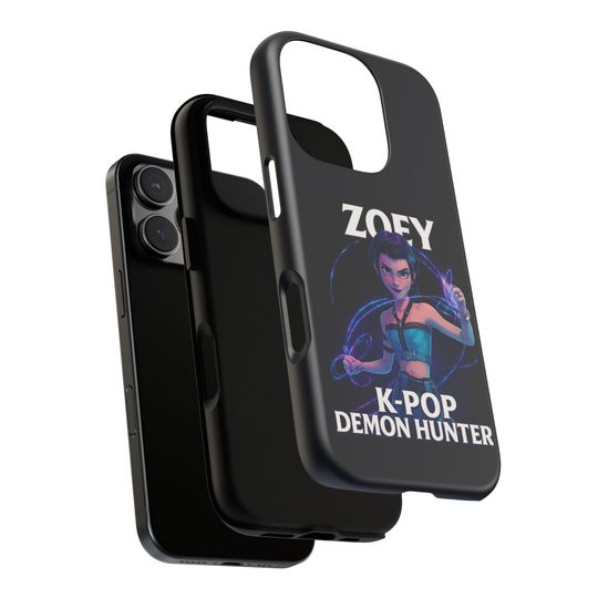 K-Pop Demon Hunter Phone Case, kpop Lovers Zoey Design