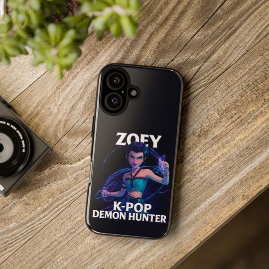 K-Pop Demon Hunter Phone Case, kpop Lovers Zoey Design
