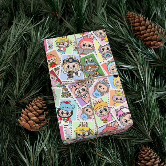 Labubu Little Monster Gift Wrap - Multiple Sizes