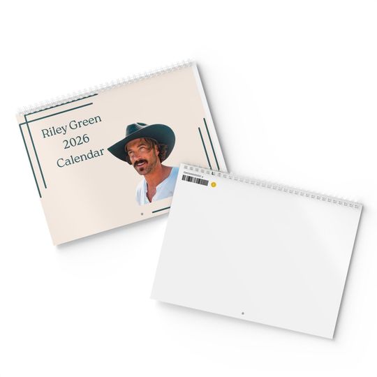 Riley Green Standard Wall Calendar (2026)