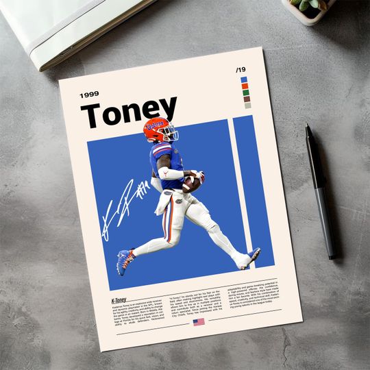 Kadarius Toney Chiefs Football Wall Poster