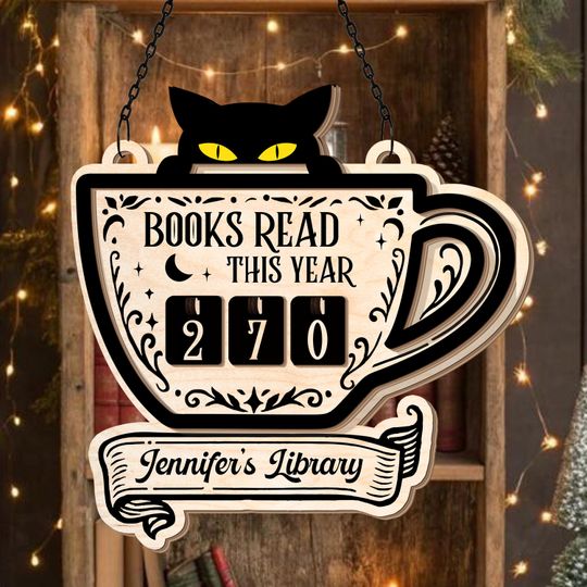Personalized Books Read Tracker, Book Tracker, Books Read This Year Counter