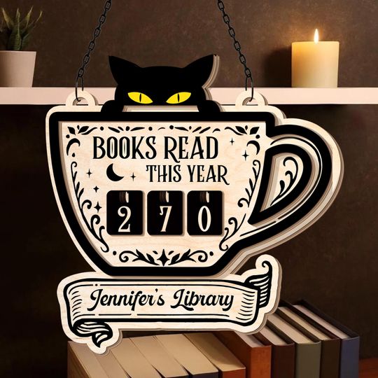 Personalized Books Read Tracker, Book Tracker, Books Read This Year Counter