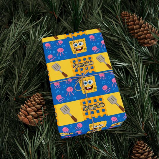 SpongeBob Wrapping Paper: Fun Birthday Gift Wrap for Kids