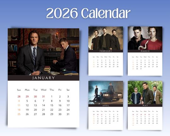 Supernatural 2026 Calendar