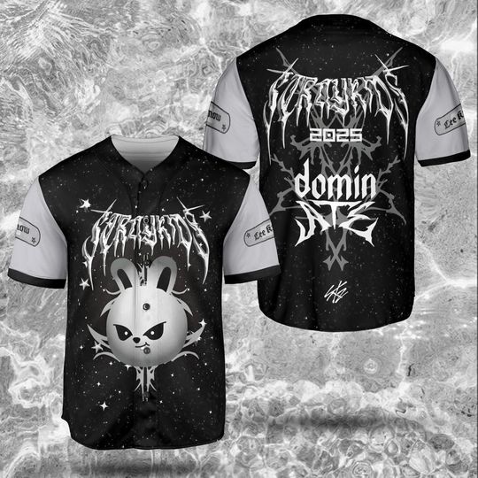 Stray Kids dominATE Evil SKZOO World Tour 2025 Baseball Jersey