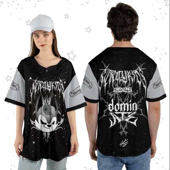 Stray Kids dominATE Evil SKZOO World Tour 2025 Baseball Jersey