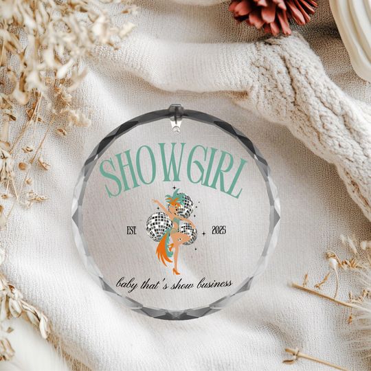 Showgirl Christmas Ornament: Star Shaped Gift for Performers