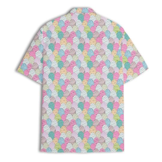 Bigfoot Easter Hawaiian Shirt for Men, Sasquatch Egg Hunt Vacation Shirt, Happy Easter Gift