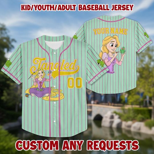 Personalized Princess Baseball Kid Adult Jersey, Easter Gift