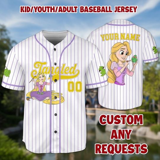 Personalized Princess Baseball Kid Adult Jersey, Easter Gift