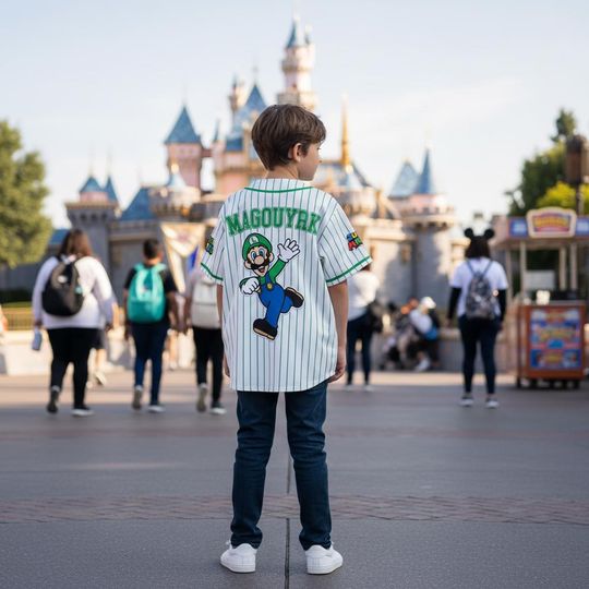 Personalized Super Game Character Baseball Jersey, Game Series