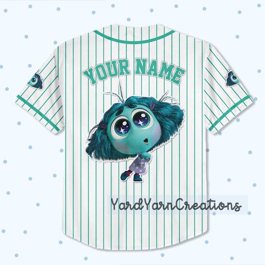 Personalized Envy Baseball Kid Adult Jersey, Disney Cartoon Shirt