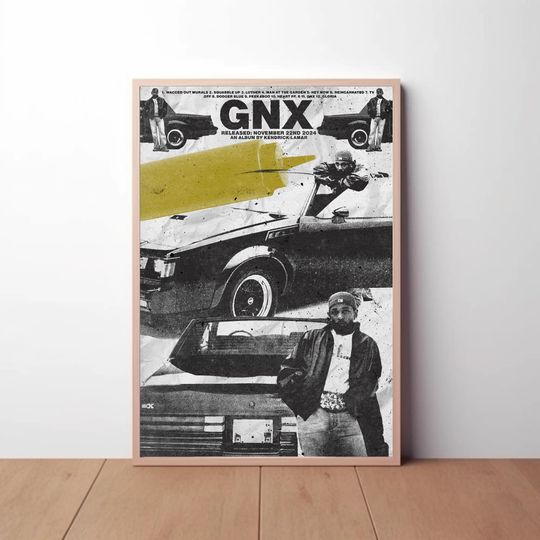Kendrick Lamar GNX album poster, Kendrick Lamar poster