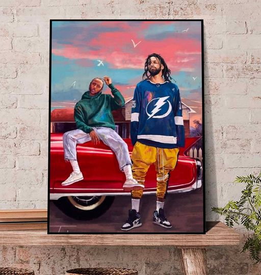 Kendrick Lamar And J Cole Poster, Cole World Poster