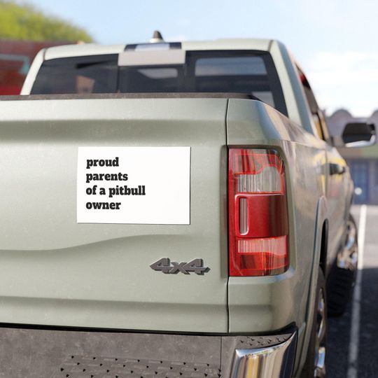 Pitbull Car Magnet