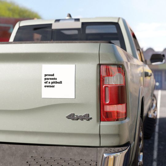 Pitbull Car Magnet