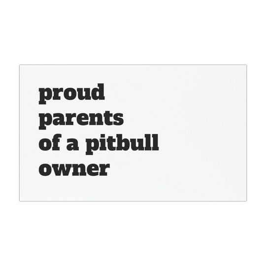 Pitbull Car Magnet