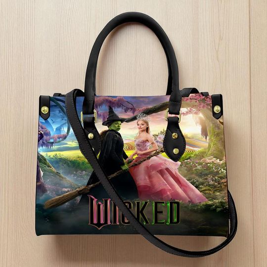Wicked Witch Leather Bag, Wizard of Oz Elphaba & Glinda Bag