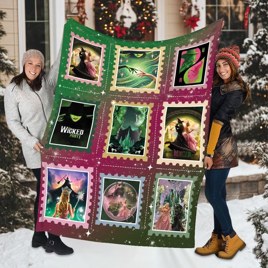Wicked Musical Fleece Blanket