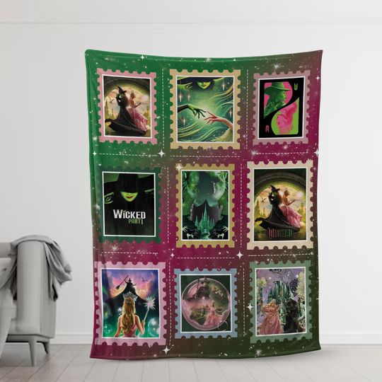 Wicked Musical Fleece Blanket