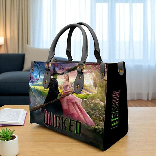 Wicked Witch Leather Bag, Wizard of Oz Elphaba & Glinda Bag