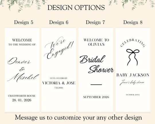 Custom Fabric Wedding Welcome Sign  Modern Polycanvas Wedding Sign  Wedding Banner  Personalised Wedding Decor  Engagement Party Sign