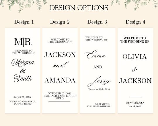 Custom Fabric Wedding Welcome Sign  Modern Polycanvas Wedding Sign  Wedding Banner  Personalised Wedding Decor  Engagement Party Sign