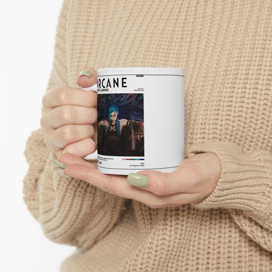 Arcane Jinx Mug | League of Legends Anime Coffee Cup, Arcane Merch