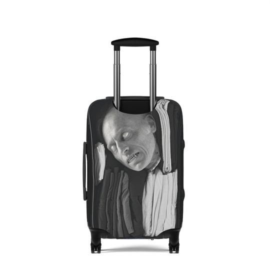 Luggage Cover - Zombie Severed Head X-ray Design