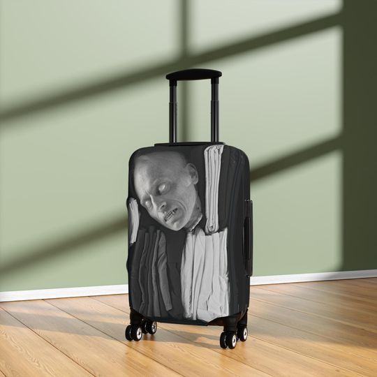 Luggage Cover - Zombie Severed Head X-ray Design