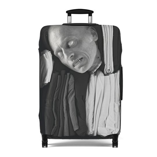 Luggage Cover - Zombie Severed Head X-ray Design