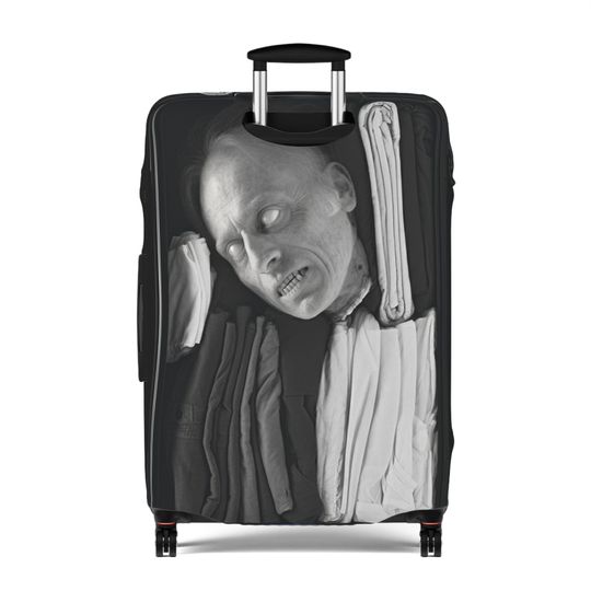 Luggage Cover - Zombie Severed Head X-ray Design