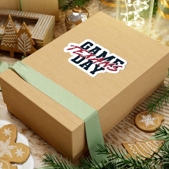 Game Day Sticker, Houston Football Sticker, Texans Football Game Day, Football Fan Sticker